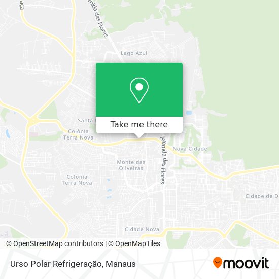 Urso Polar Refrigeração map