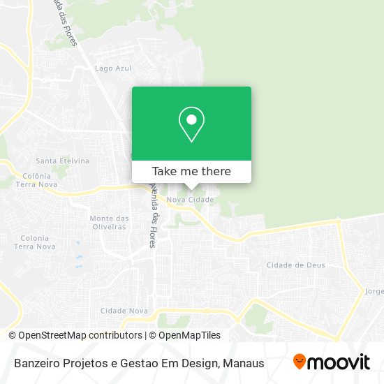 Banzeiro Projetos e Gestao Em Design map