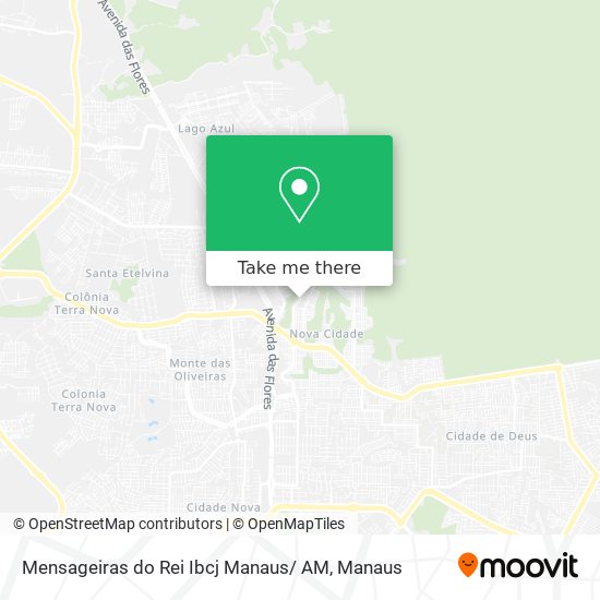 Mensageiras do Rei Ibcj Manaus/ AM map