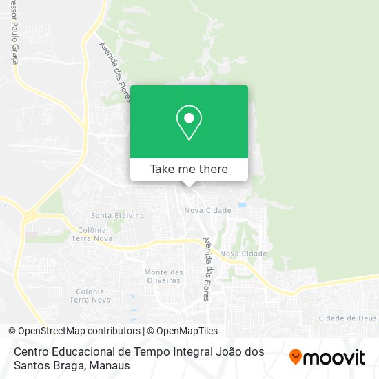 Centro Educacional de Tempo Integral João dos Santos Braga map
