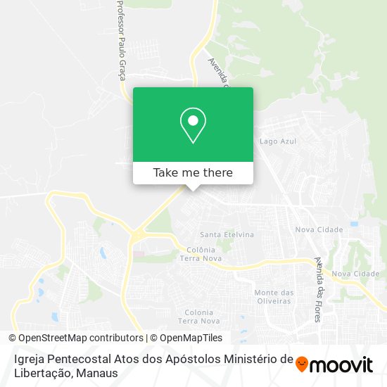 Igreja Pentecostal Atos dos Apóstolos Ministério de Libertação map