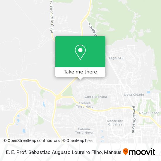E. E. Prof. Sebastiao Augusto Loureiro Filho map