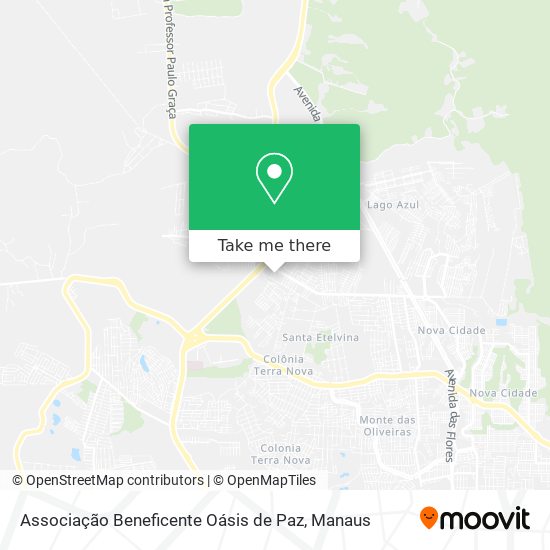 Associação Beneficente Oásis de Paz map