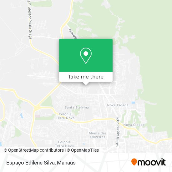 Espaço Edilene Silva map