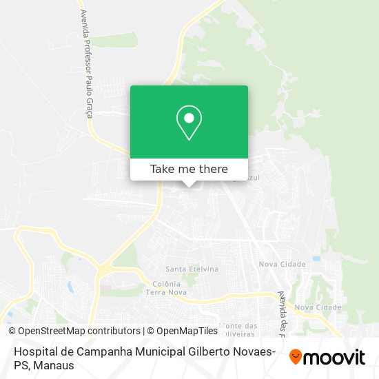 Hospital de Campanha Municipal Gilberto Novaes-PS map