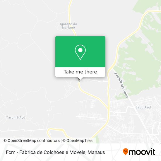 Fcm - Fabrica de Colchoes e Moveis map
