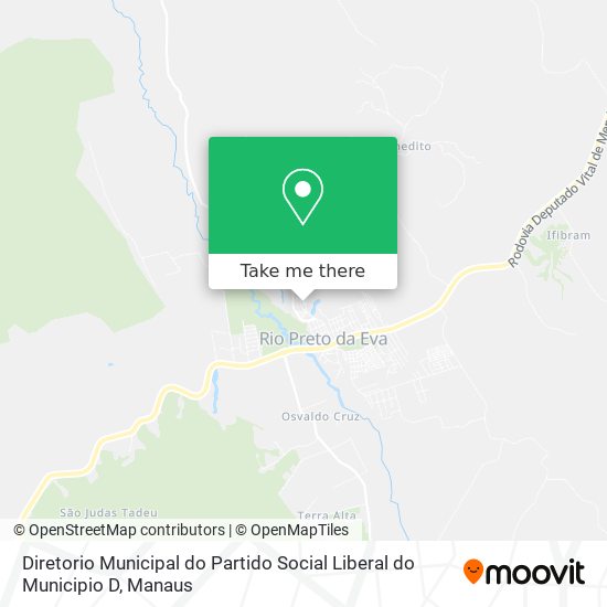 Diretorio Municipal do Partido Social Liberal do Municipio D map