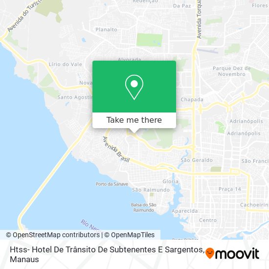 Htss- Hotel De Trânsito De Subtenentes E Sargentos map