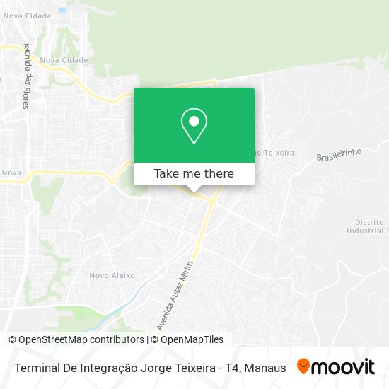 Terminal De Integração Jorge Teixeira - T4 map