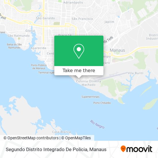 Segundo Distrito Integrado De Polícia map