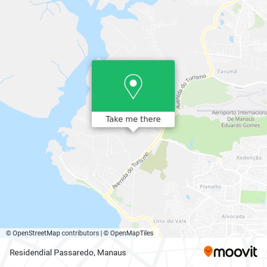 Residendial Passaredo map