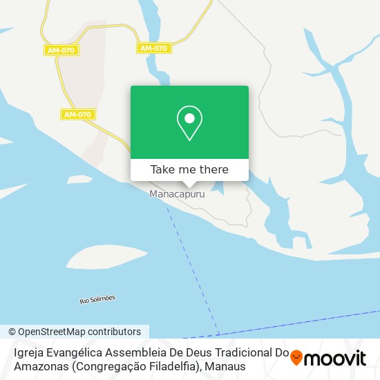 Igreja Evangélica Assembleia De Deus Tradicional Do Amazonas (Congregação Filadelfia) map