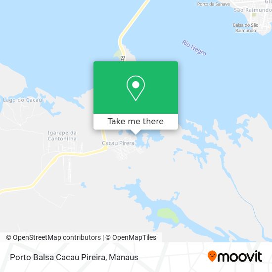 Porto Balsa Cacau Pireira map