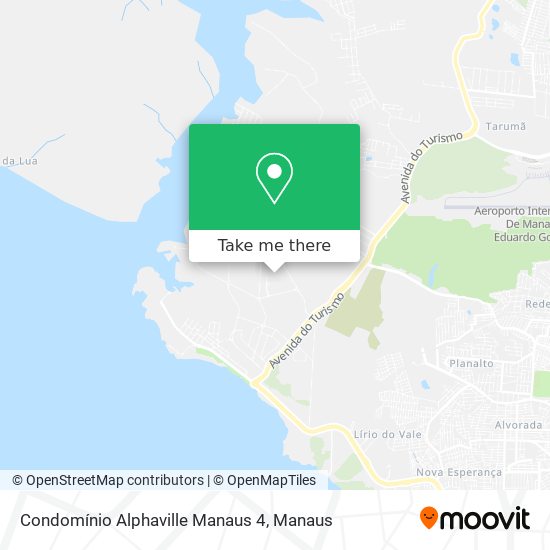 Condomínio Alphaville Manaus 4 map