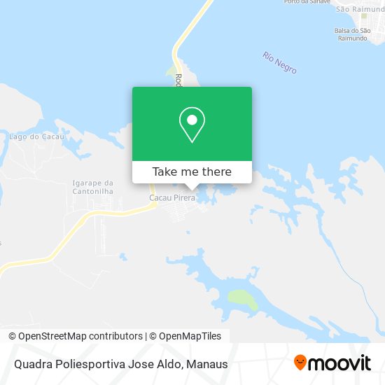 Quadra Poliesportiva Jose Aldo map