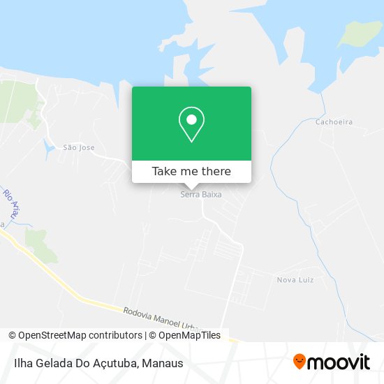 Ilha Gelada Do Açutuba map