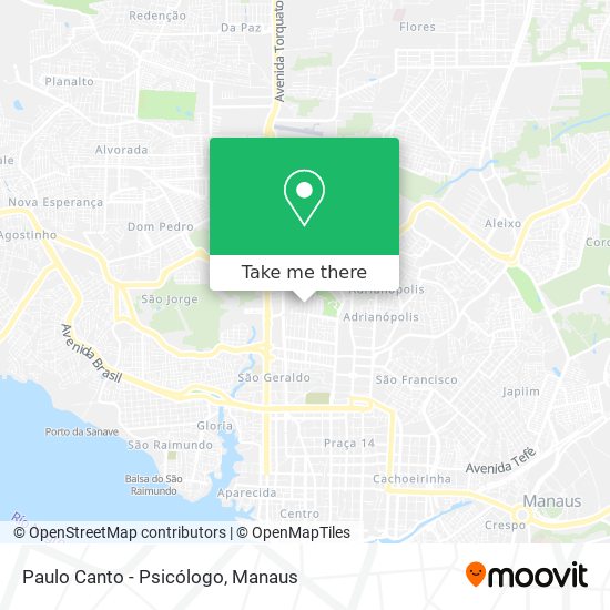 Paulo Canto - Psicólogo map