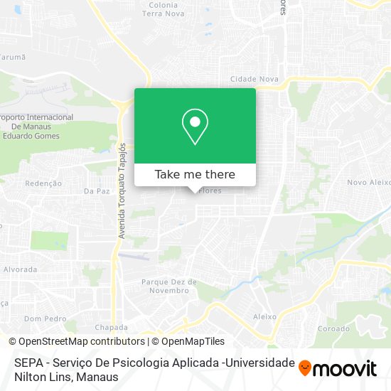 SEPA - Serviço De Psicologia Aplicada -Universidade Nilton Lins map