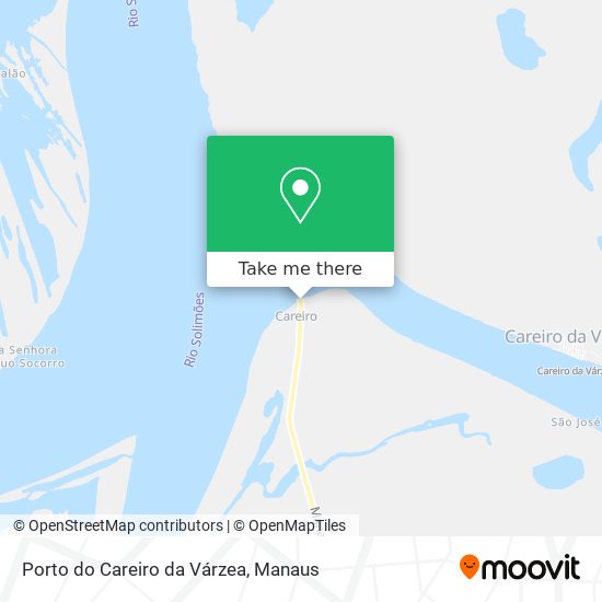 Mapa Porto do Careiro da Várzea