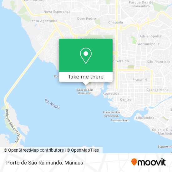 Porto de São Raimundo map