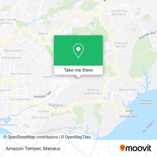 Amazon Temper map