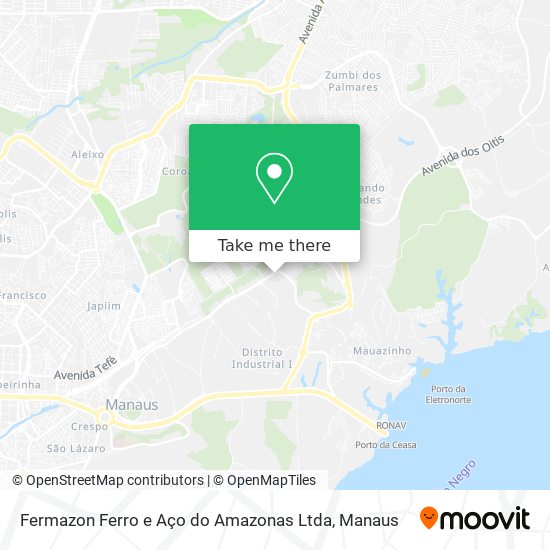 Fermazon Ferro e Aço do Amazonas Ltda map