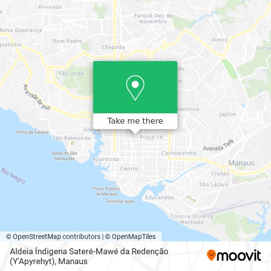 Aldeia Índigena Sateré-Mawé da Redenção (Y'Apyrehyt) map