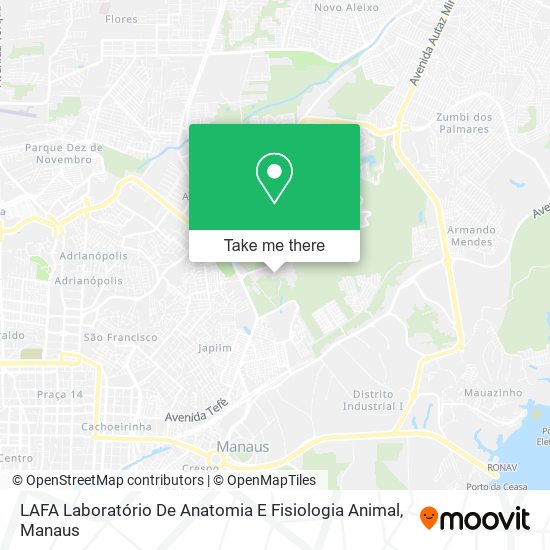 LAFA Laboratório De Anatomia E Fisiologia Animal map