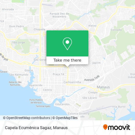 Capela Ecumênica Sagaz map