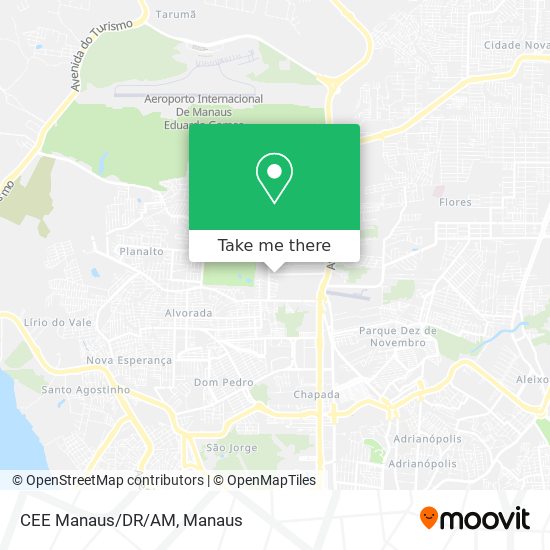 Mapa CEE Manaus/DR/AM