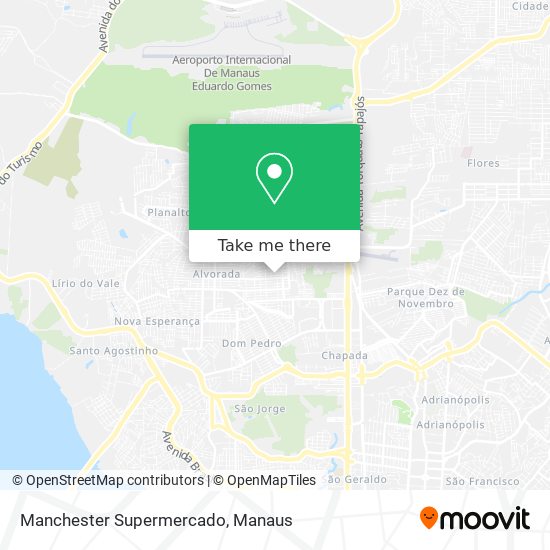 Manchester Supermercado map