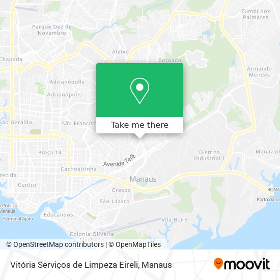 Vitória Serviços de Limpeza Eireli map