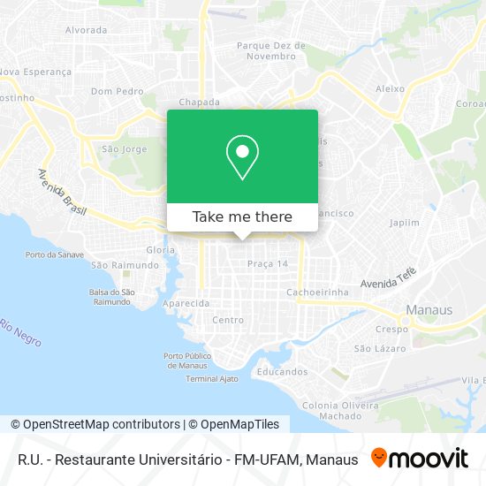 R.U. - Restaurante  Universitário - FM-UFAM map