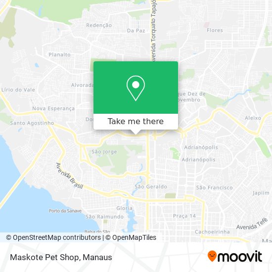 Maskote Pet Shop map