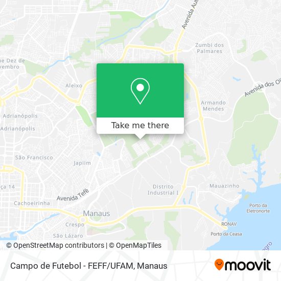 Campo de Futebol - FEFF/UFAM map