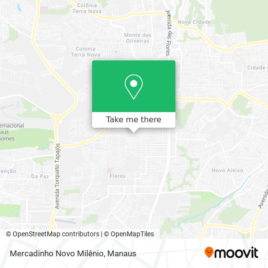 Mercadinho Novo Milênio map