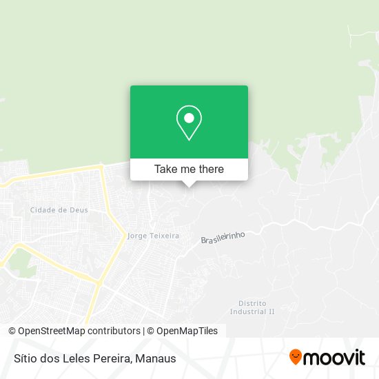 Sítio dos Leles Pereira map