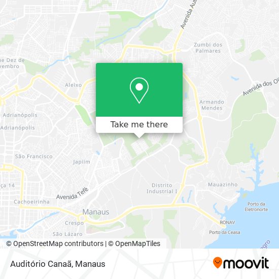 Auditório Canaã map