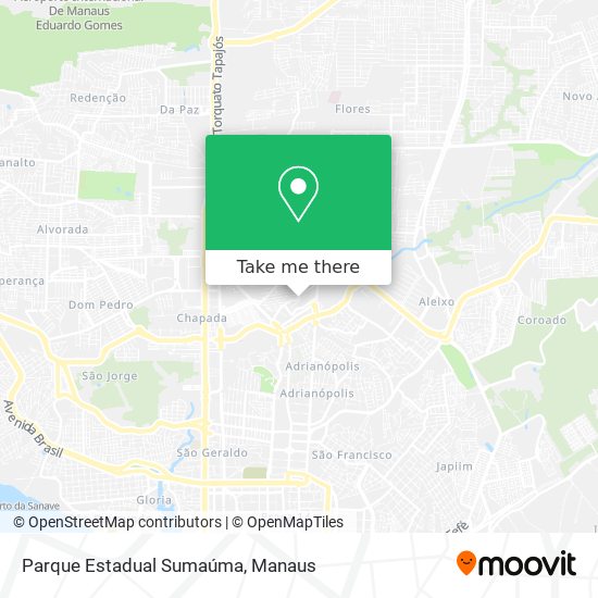 Parque Estadual Sumaúma map