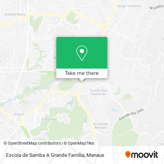 Escola de Samba A Grande Familia map