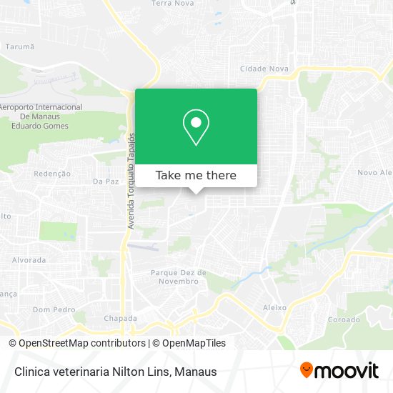 Clinica veterinaria Nilton Lins map