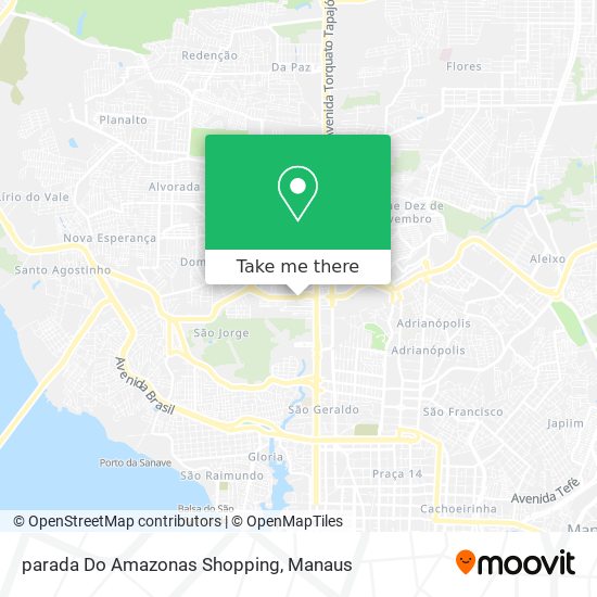 parada Do Amazonas Shopping map