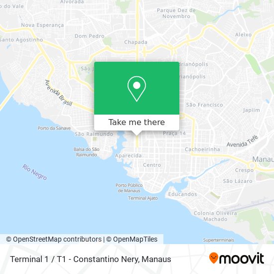 Terminal 1 / T1 - Constantino Nery map