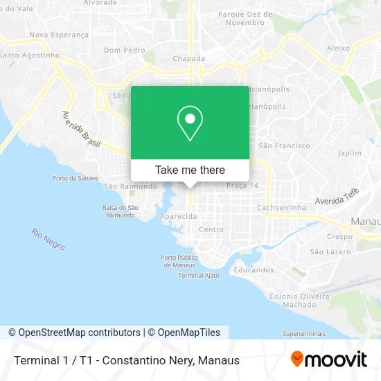 Terminal 1 / T1 - Constantino Nery map