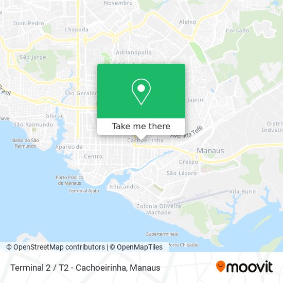 Mapa Terminal 2 / T2 - Cachoeirinha