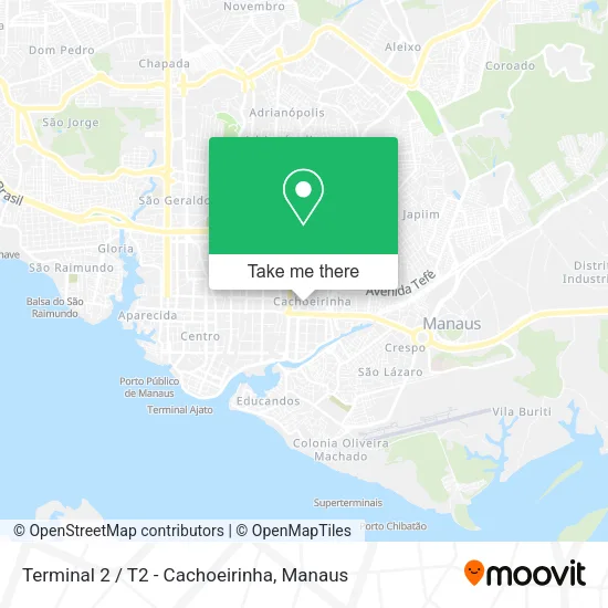 Mapa Terminal 2 / T2 - Cachoeirinha