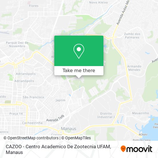 CAZOO - Centro Academico De Zootecnia UFAM map