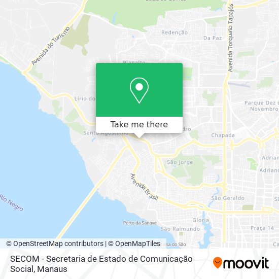 SECOM - Secretaria de Estado de Comunicação Social map
