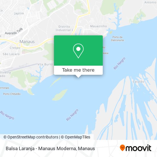 Balsa Laranja - Manaus Moderna map