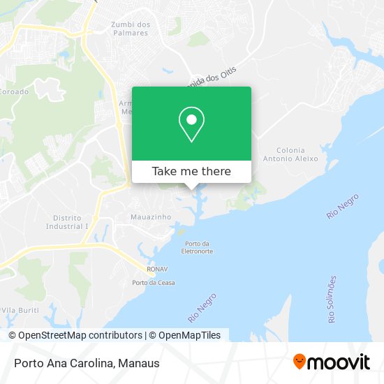 Mapa Porto Ana Carolina